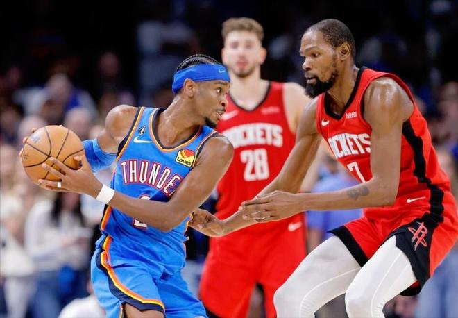  俄克拉荷马雷霆对开拓者 